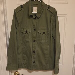 GAP Khaki Green Utility Jacket